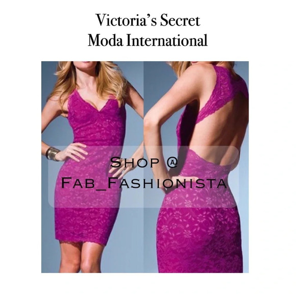 Victoria’s Secret Moda Pink lace dress size small - Picture 1 of 9